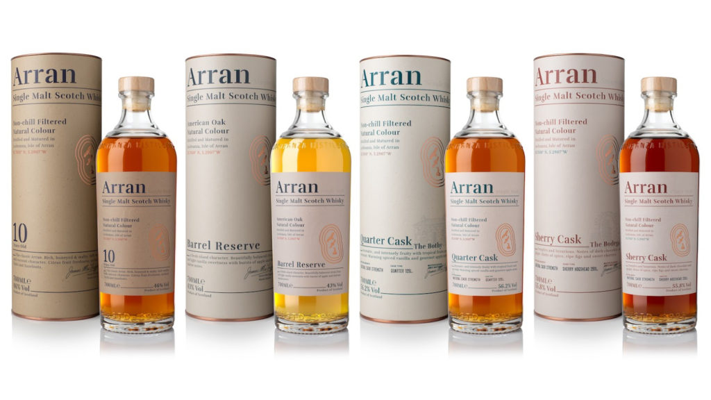 Nuovo packaging per Arran