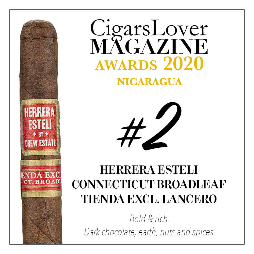 Herrera Esteli Connecticut Broadleaf Tienda Exclusiva Lancero